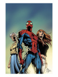 Amazing Spider-Man #519 Cover: Spider-Man, May Parker, and Mary Jane Watson