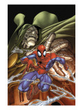 Marvel Age Spider-Man #4 Cover: Spider-Man and Dr. Doom
