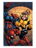 Marvel Age Spider-Man Team Up #3 Cover: Spider-Man and Shadowcat