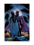Ultimate Fantastic Four #22 Cover: Magneto and Mr. Fantastic