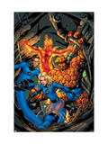 Fantastic Four #527 Cover: Thing, Mr. Fantastic, Human Torch and Invisible Woman