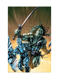 Skaar: Son Of Hulk #8 Cover: Skaar and Silver Surfer