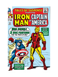 Tales Of Suspense No.59 Cover: Iron Man and Captain America Charging