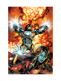 Ultimate Comics Armor Wars #2 Cover: Iron Man, Hammer and Justine