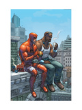 Marvel Team-Up #9 Cover: Daredevil, Cage and Luke