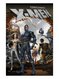 Uncanny X-Men #495 Cover: Cyclops and Emma Frost Swinging