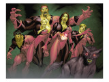 Buy New Mutants #7 Group: Jetstream, Roulette, Beef, Tarot, Catseye and Bevatron at AllPosters.com