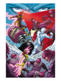 X-Men: First Class #7 Group: Sentinel, Iceman, Cyclops and Marvel Girl