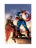 Captain America And The Falcon No.3 Cover: Captain America and Falcon