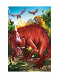 Buy Lockjaw and the Pet Avengers #2 Group: Devil Dinosaur, Zabu, Red Wing and Lockheed at AllPosters.com