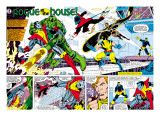 X-Men Annual #3 Group: Colossus, Nightcrawler, Wolverine, Storm, Cyclops and X-Men