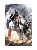 War Machine #10 Cover: Iron Patriot and War Machine