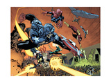 New Avengers #59 Group: Captain America, Ms. Marvel, Spider-Man, Iron Fist and Spider Woman