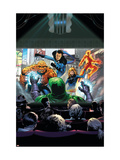 Marvel Adventures Fantastic Four #36 Cover: Thing, Human Torch, Mr. Fantastic and Invisible Woman