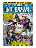 Dark Reign: The Goblin Legacy One-Shot Cover: Osborn, Norman, Parker and Peter Fighting