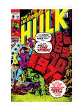 Incredible Hulk #135 Cover: Hulk and Kang Lifting