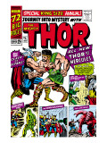 Journey Into Mystery: Thor #1 Cover: Thor and Hercules Fighting