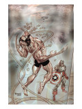 Wolverine Captain America #3 Cover: Wolverine and Captain America Art Print
