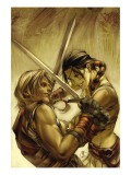 Thor Son Of Asgard #7 Cover: Sif and Thor