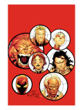 Alpha Flight #12 Cover: Yukon Jack, Puck, Sasquatch, Vindicator and Alpha Flight Premium Poster