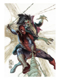 The Amazing Spider-Man #622 Cover: Spider-Man and Morbius