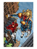 New Excalibur #4 Cover: Lionheart and Captain Britain
