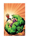 Marvel Adventures Hulk #9 Cover: Hulk and Doc Samson