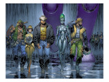 New X-Men #152 Group: Wolverine, Beak, Nova, Cassandra and E.V.A.