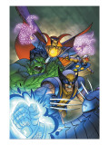 Marvel Team-Up #11 Cover: Hulk, Wolverine, Dr. Strange and Nova