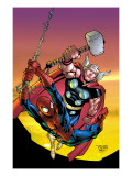 Marvel Age Spider-Man Team Up #4 Cover: Spider-Man and Thor