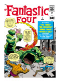 Marvel Comics Retro: Fantastic Four Family Comic Book Cover #1