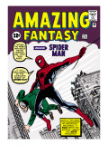 Marvel Comics Retro: Amazing Fantasy Comic Book Cover #15, Introducing Spider Man