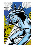 Marvel Comics Retro: Silver Surfer Comic Panel Giclee Print