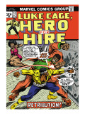 Buy Marvel Comics Retro: Luke Cage, Hero for Hire Comic Book Cover #14, Fighting Big Ben at AllPosters.com