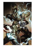Agents of Atlas #3 Cover: Captain America, Namora, Gorilla-Man and M-11