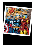 Thor #73 Group: Thor, Iron Man and Captain America
