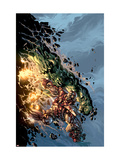 Incredible Hulk #71 Cover: Hulk and Iron Man Premium Poster