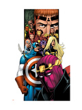 Avengers/Thunderbolts #1 Cover: Baron Zemo, Captain America, Moonstone, Hawkeye, Wasp and Avengers