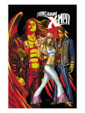 Uncanny X-Men #497 Cover: Cyclops, Emma Frost and Angel