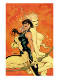 Young X-Men #2 Cover: Magma and Moonstar