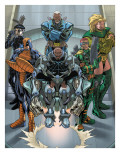 Cable Deadpool #7 Group: Domino, Bridge, GW, Hammer, Anaconda, Solo and Six Pack Charging