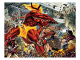Thor #85 Group: Surtur and Beta-Ray Bill