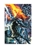 Fantastic Four #560 Cover: Dr. Doom, Human Torch and Galactus