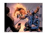 Dark Reign: Fantastic Four #4 Group: Invisible Woman, Thing, Mr. Fantastic and Human Torch