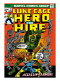 Buy Marvel Comics Retro: Luke Cage, Hero for Hire Comic Book Cover #6, Assassin in Armor! at AllPosters.com