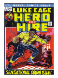 Buy Marvel Comics Retro: Luke Cage, Hero for Hire Comic Book Cover #1, Origin at AllPosters.com
