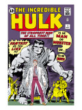 Marvel Comics Retro: The Incredible Hulk Comic Book Cover #1, with Bruce Banner