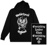 Zip Hoodie: Motorhead - England T-Shirt