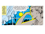 Buy Marvel Comics Retro: Love Comic Panel, Alone at Window under Moonlight at AllPosters.com