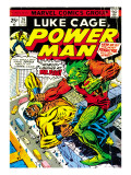 Buy Marvel Comics Retro: Luke Cage, Power Man Comic Book Cover #29, Fighting Mr. Fish at AllPosters.com